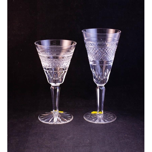 308 - 18 MISC WATERFORD CRYSTAL ROSSMORE GLASSES (5+5+3+3+2)