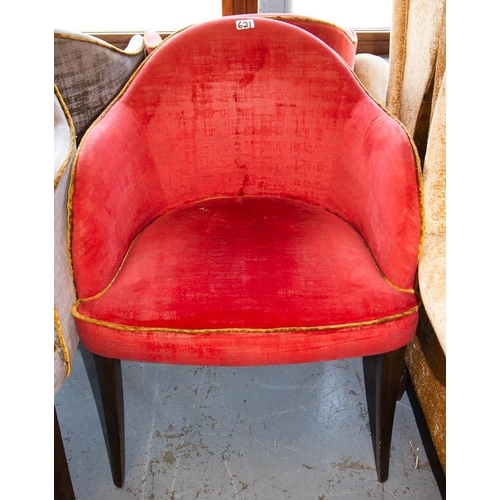 621 - PAIR OF CLUB CHAIRS