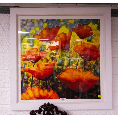 69 - POPPY CORNER PRINT BY JOHN NOLAN
64 x 64cm