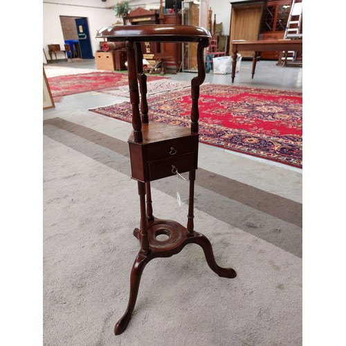 78 - QUALITY MAHOGANY WIG STAND OR PLANT STAND