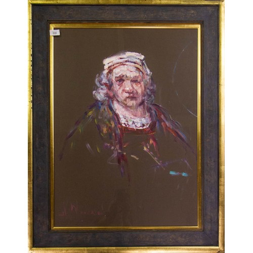 ARTHUR MADERSON A TRIBUTE TO REMBRANDT 77.5W X 100H CM