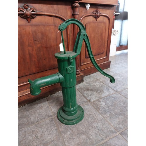 143 - CAST IRON GARDEN PUMP 
62CM H