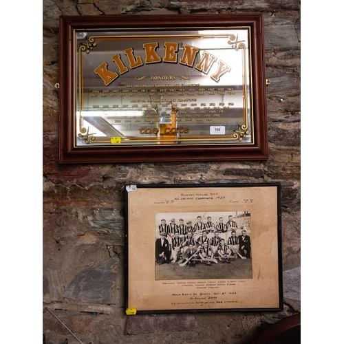 166 - KILKENNY MIRROR + PHOTO OF THE KILKENNY TEAM 1939