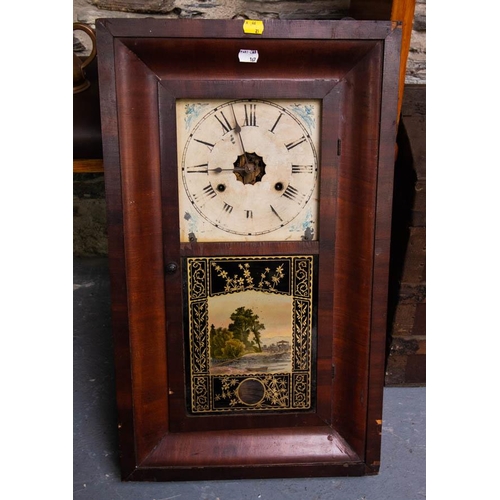 167 - COCHRANS NEW ROSS WALL CLOCK + DISTRESSED CLOCK