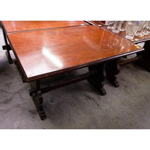 207 - OBLONG TABLE + LARGE TABLE