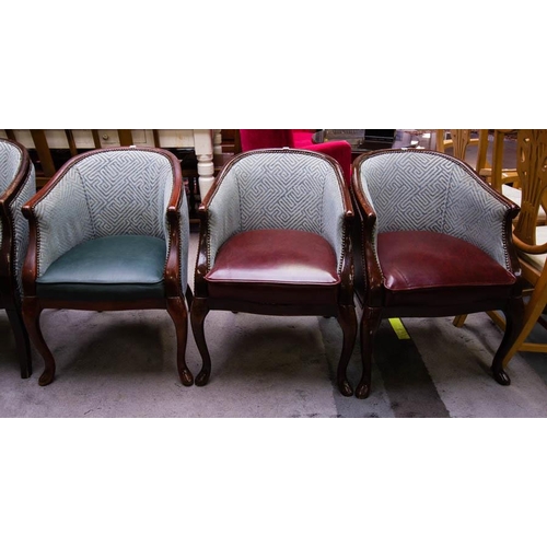 210 - 8 CLUB BACK CHAIRS