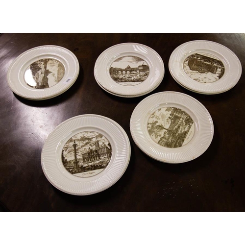 533 - LOT OF PLATES + SILVER PLATE