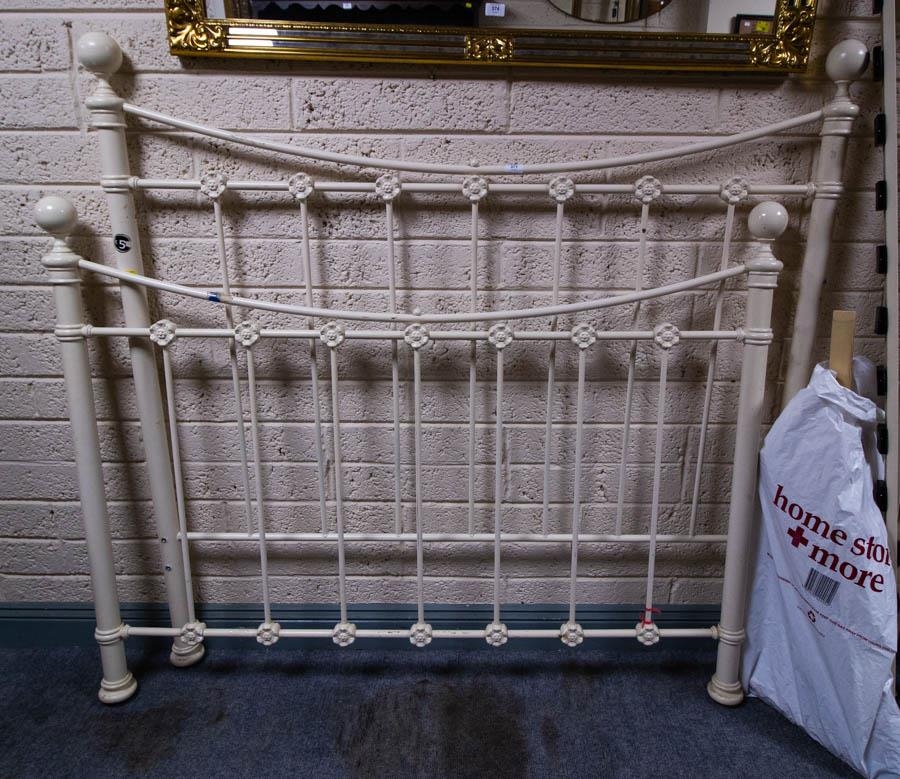 ORNATE 5FT METAL BED + SLATS