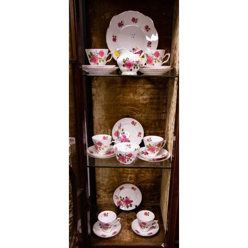 76 - 21 PIECE ROYAL TARA TEA SET + 12 SETTING TEA SET