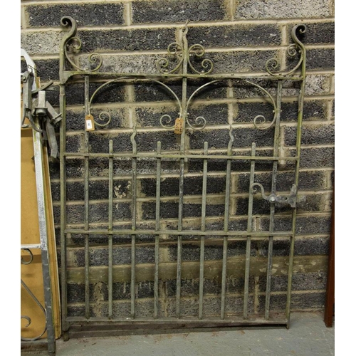 66 - GALVANISED GARDEN GATE . SMITH & PEARCON, DUBLIN . 110 CM X 149CM HIGH