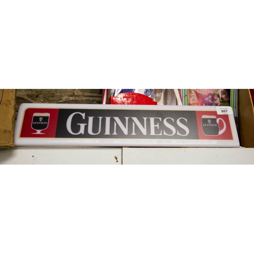 667 - GUINNESS SHELF LIGHT