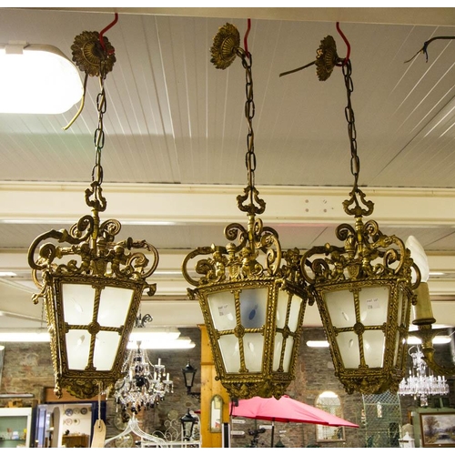 716 - 6 GILDED LANTERNS