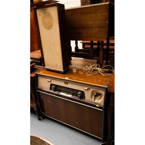 528 - PHILIPS RADIOGRAM +  RECORD PLAYER + SPEAKER - AF