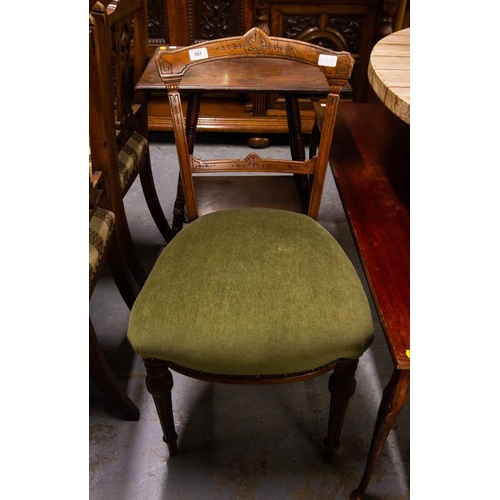 557 - VICTORIAN OCCASIONAL CHAIR