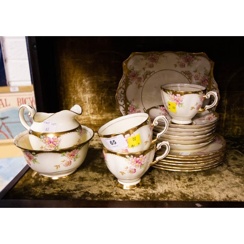 65 - 8 PLACE TEA SET + PART TEA SET