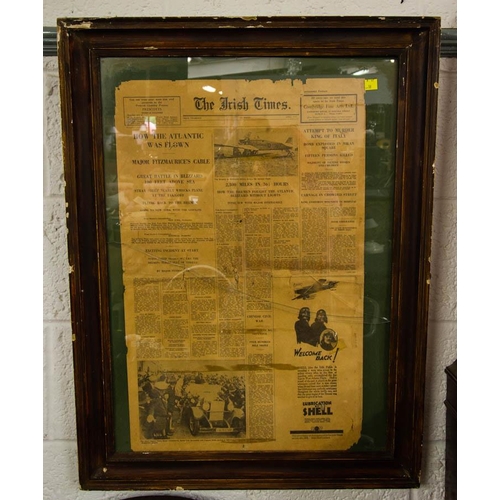 76 - THE IRISH TIMES FRAMED 1928