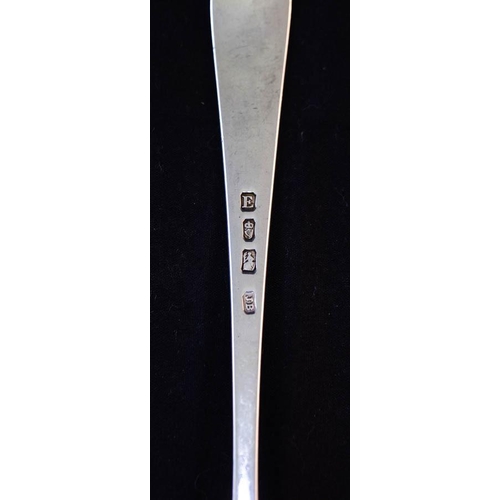 3 - IRISH SILVER SERVING SPOON - 62G, DUBLIN 1801, JOHN BAYLY