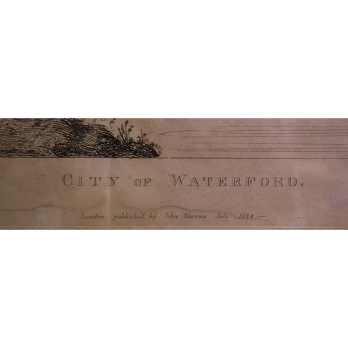 106 - CITY OF WATERFORD ENGRAVING. PUBLISHED BY JOHN MURRAY 1824