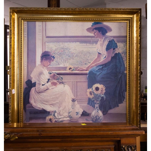 68 - PRINT IN GILT FRAME + 3 PRINTS