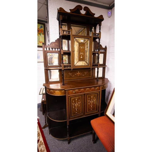 507 - INLAID EDWARDIAN CHIFFONIERE