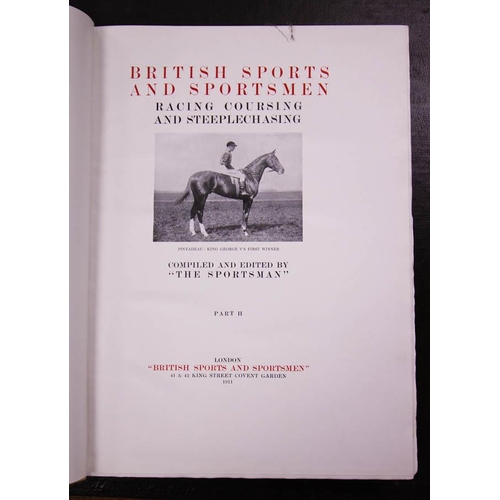 514 - LARGE 5 VOLUMES BRITISH SPORTS AND SPORTSMEN . 2 X rACING ,COURSING AND STEEPLECHASE - LIMITED EDITI... 