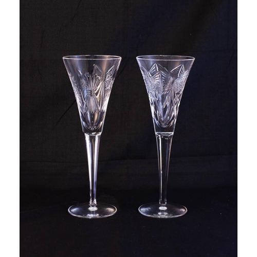 147 - 4 + 2  WATERFORD CRYSTAL MILLENNIUM FLUTES