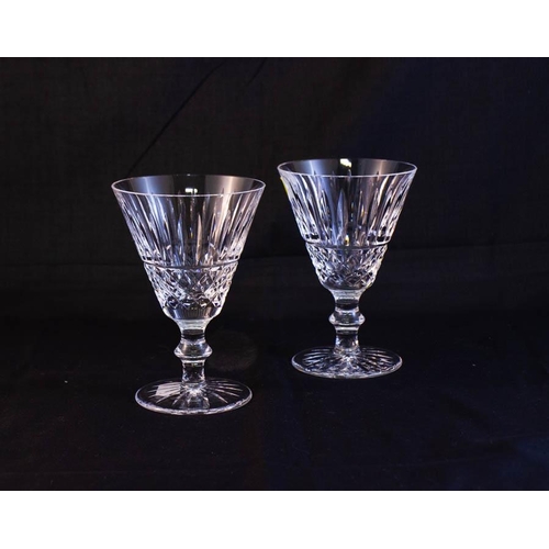 152 - 6 WATERFORD CRYSTAL TRAMORE CLARET GLASSES