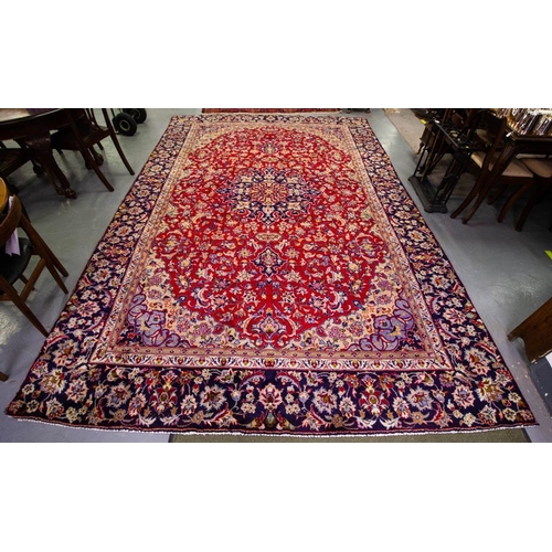 212 - PERSIAN NAJAFABAD ISTIFAN REGION RUG. 426 X 282CM