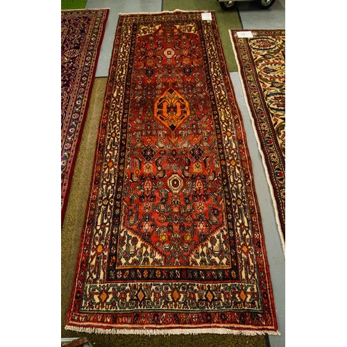 215 - TERRACOTTA GROUND SOUROUK RUNNER 301 X 110CM