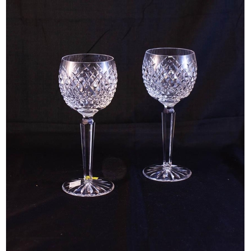 247 - 4 WATERFORD CRYSTAL ALANA HOCK GLASSES