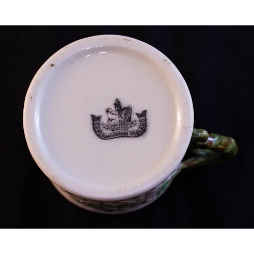 251 - 4 PIECES OF EARLY BELLEEK - BLACK MARK