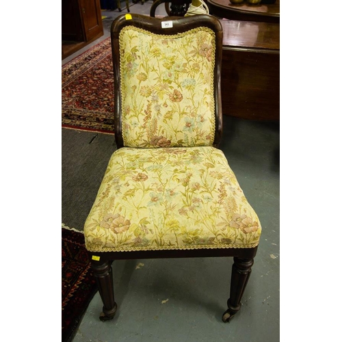 343 - REGENCY MAHOGANY OCCASIONAL CHAIR