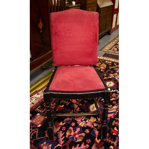 429 - 5 UPHOLSTERED BACK DINING CHAIRS