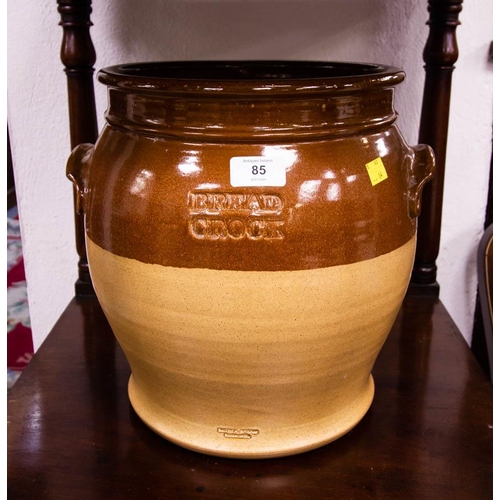 85 - TERRACOTTA POT 45CM HIGH + POTTERY CROCK