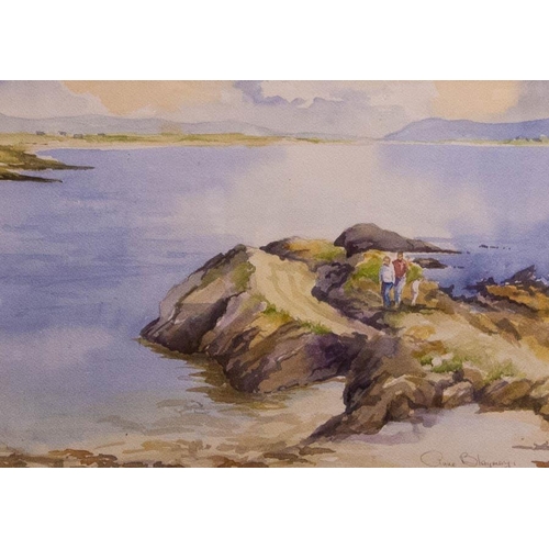 196 - ANNE BLAYNEY. 
MEMORIES OF DONEGAL. 
WATERCOLOUR. 25 X 35CM. 
SIGNED