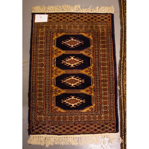 199 - 2 PRAYER MATS - 100 X 62W + 78 X 52W CM