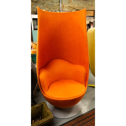 VINTAGE DESIGNER TULIP CHAIR BY MARCEL WANDERS 85W X 70D X 165CM HIGH (NEW PRICE 7000)