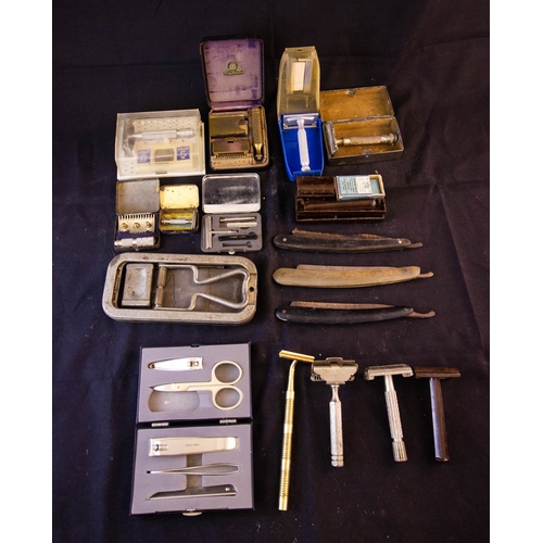 109 - VINTAGE RAZORS + ELECTRIC SHAVERS