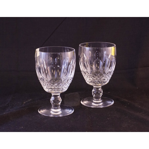 184 - 6 WATERFORD CRYSTAL LARGE COLLEEN GOBLETS