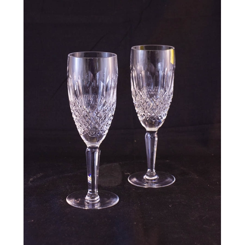 188 - 5 WATERFORD CRYSTAL COLLEEN CHAMPAGNE FLUTES