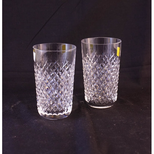 190 - 6 WATERFORD CRYSTAL ALANA TUMBLERS