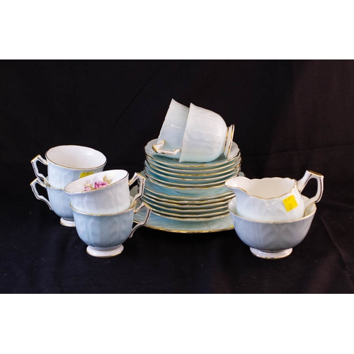 194 - AYNSLEY 21 PIECE TEA SET