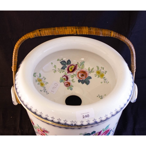 240 - CHINESE CERAMIC SLOP BUCKET