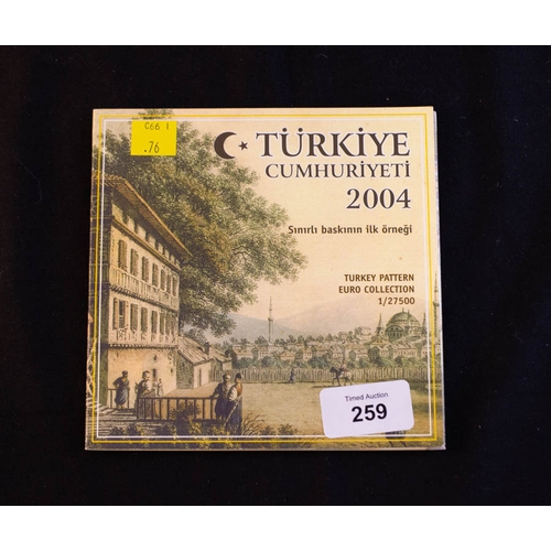 259 - TURKISH EURO COLLECTION COINS 2004