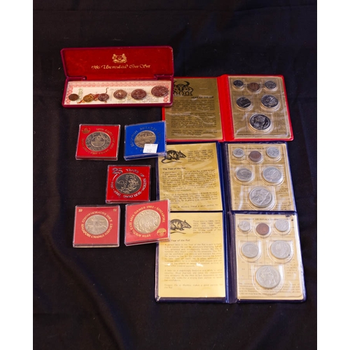 262 - LOT OF UNCIRCULATED COMMEMORATIVE COINS FROM SINGAPORE