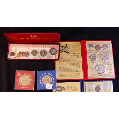 262 - LOT OF UNCIRCULATED COMMEMORATIVE COINS FROM SINGAPORE