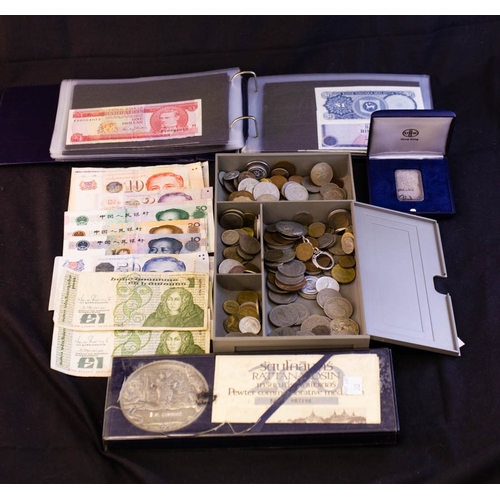 263 - COLLECTION OF SINGSPORE AND MALAYSIA NOTES ETC,