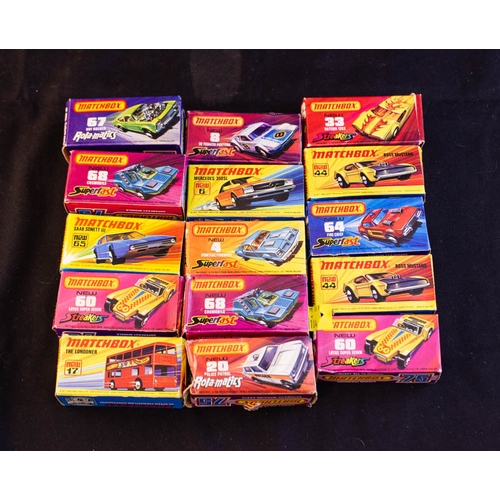 270 - VINTAGE MATCHBOX GARAGE + CARS