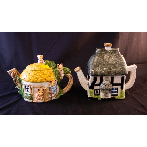 92 - 6 NOVELTY TEA POTS