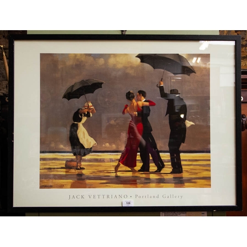 108 - 2 PRINTS - JACK VETTRIANO + PAUL HENRY